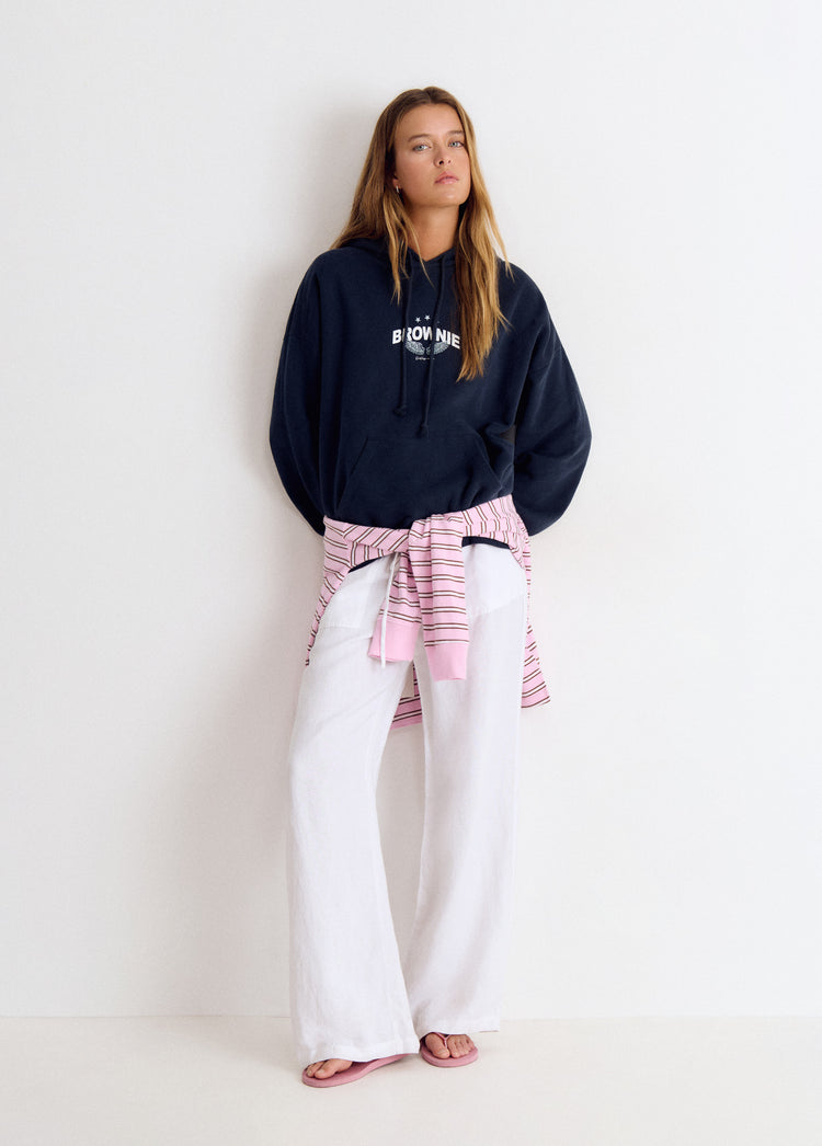 Sweatshirt with logo and wings