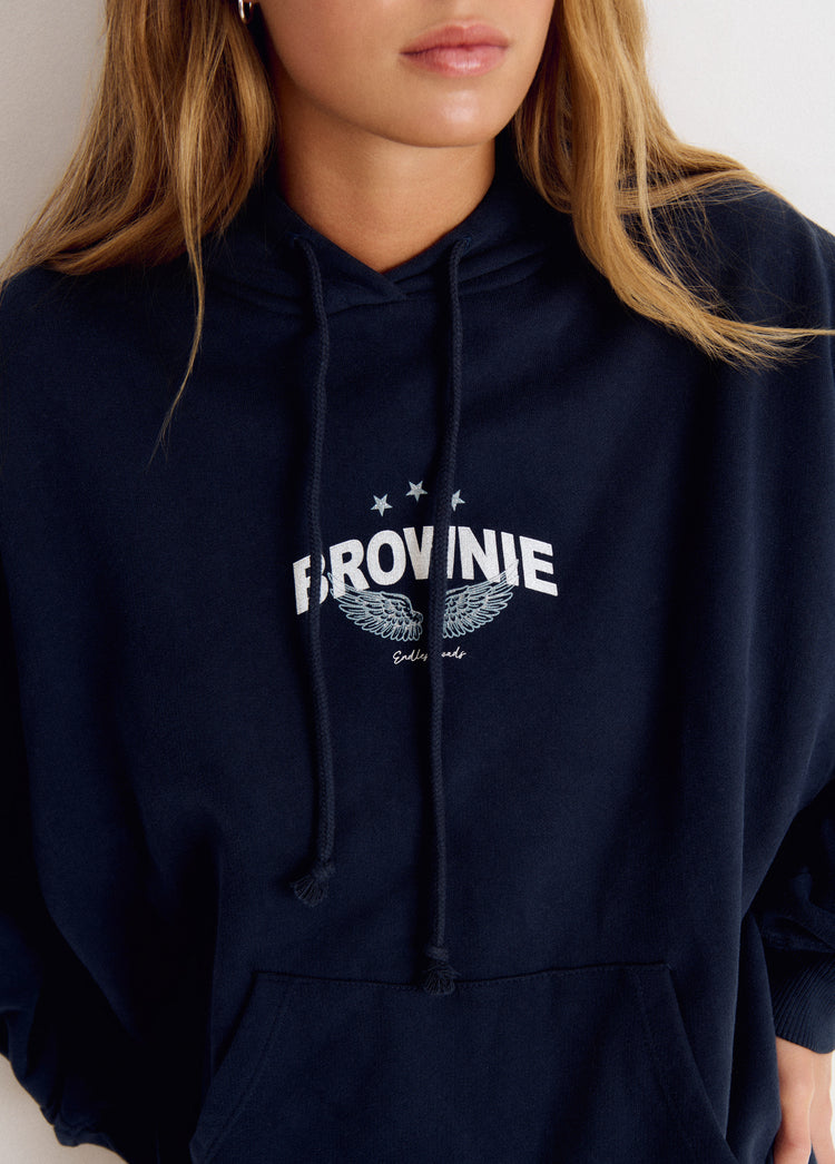 Sweatshirt with logo and wings