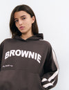 Sweatshirt met capuchon en strepen