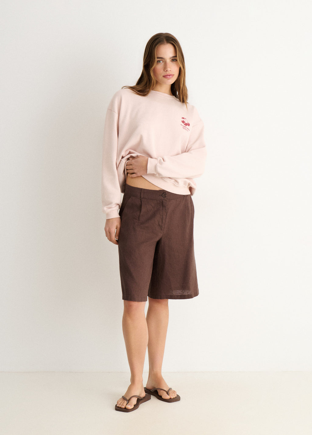 Sweatshirt com print glitter