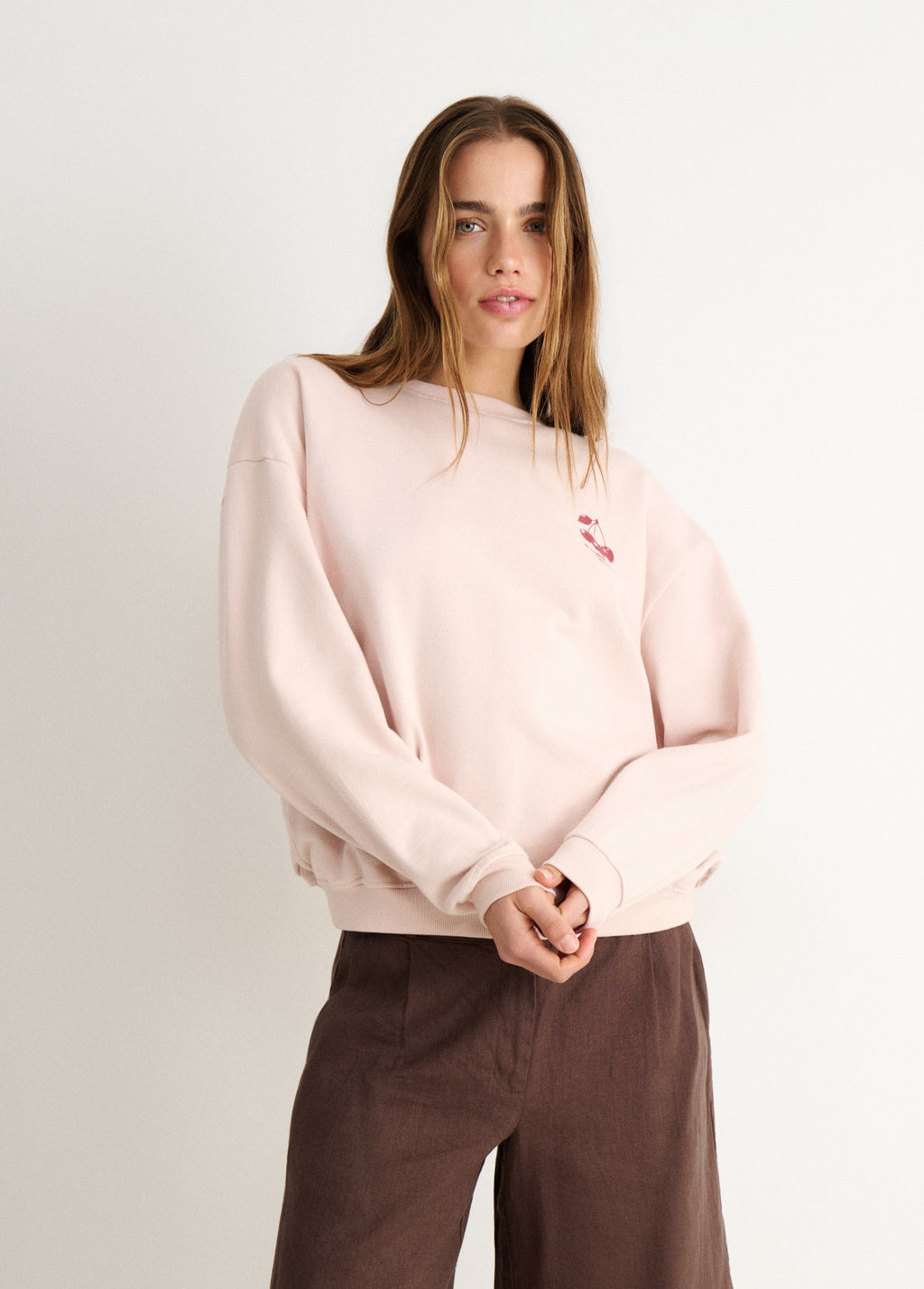 Sweatshirt com print glitter