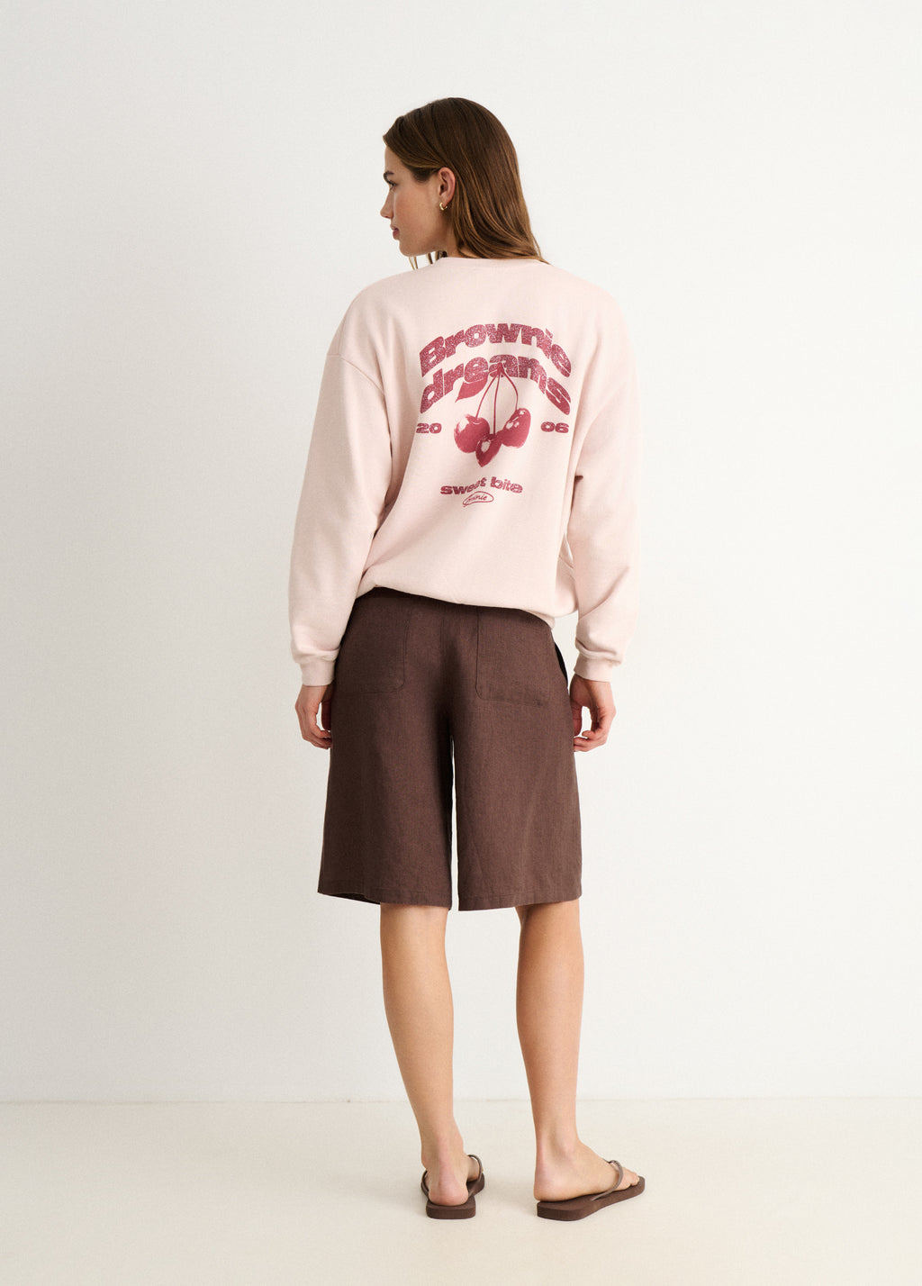 Sweatshirt com print glitter