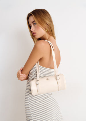 Bolso bowling hebillas