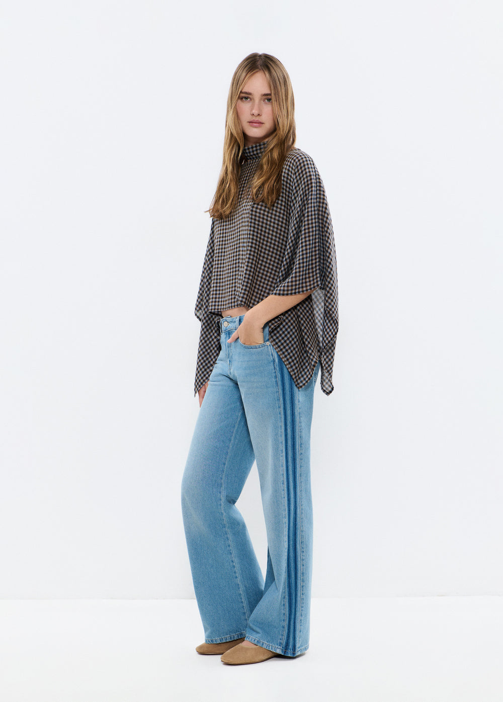 Jeans banda lateral