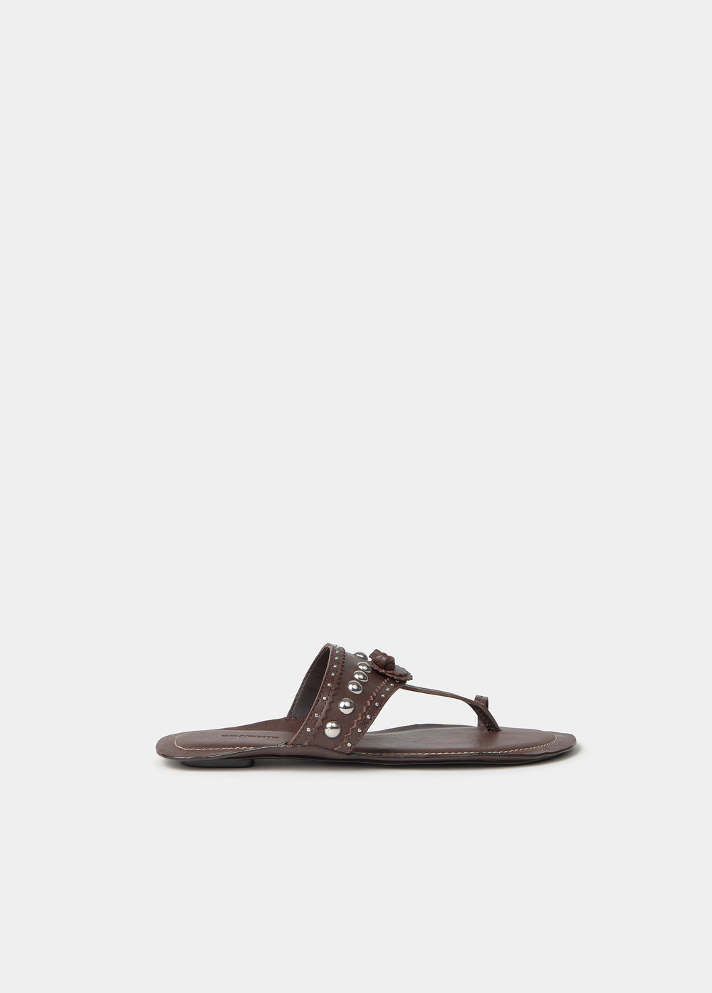 Flat stud sandals