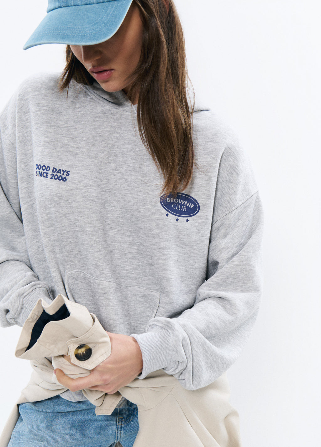 Hoodie with dog print