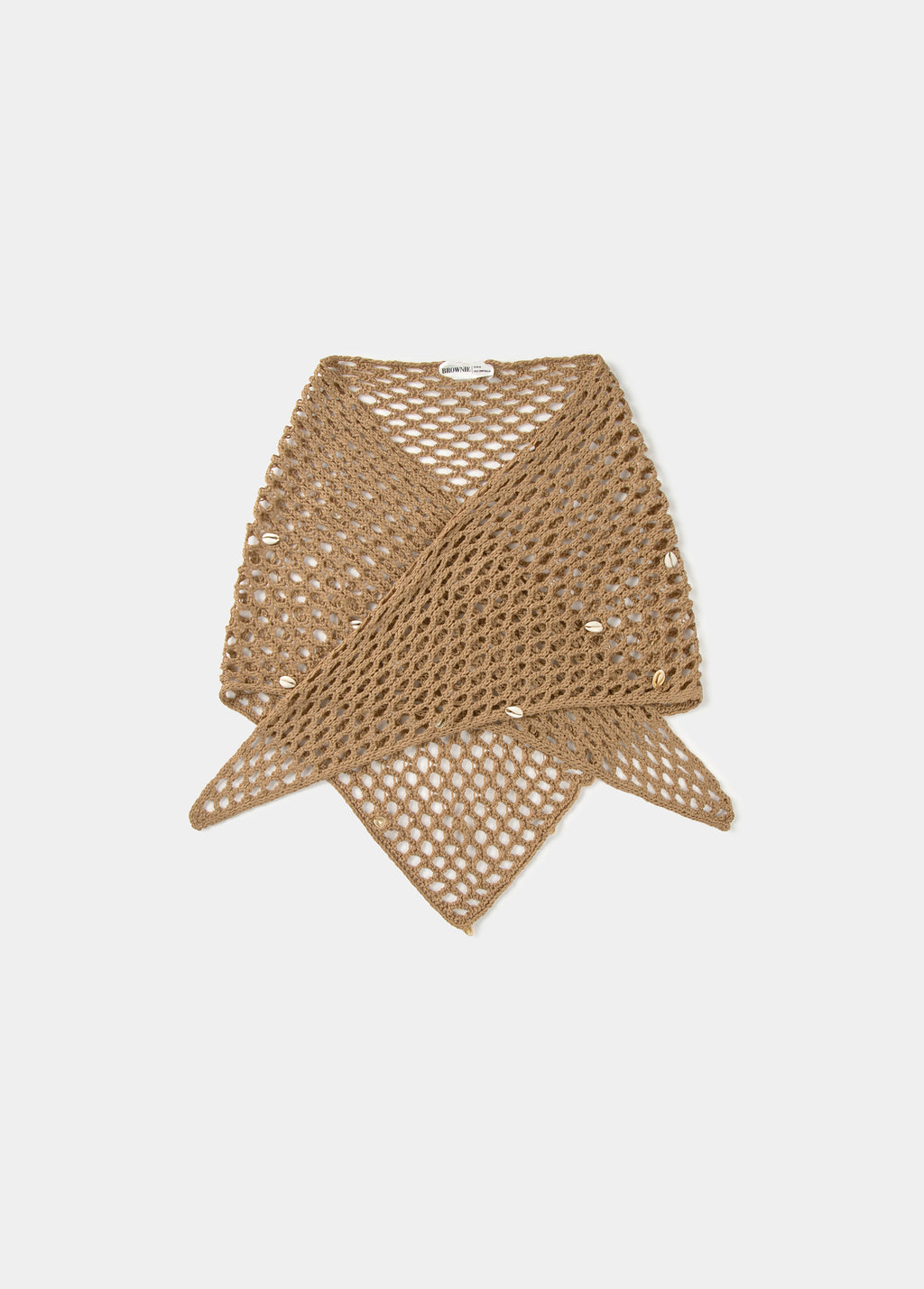 Pañuelo red triángulo conchas