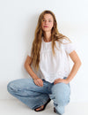 Blouse met kanten details