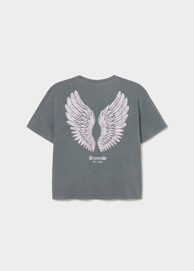 T-shirt with wing print