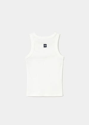 Top mit gesticktem Logo