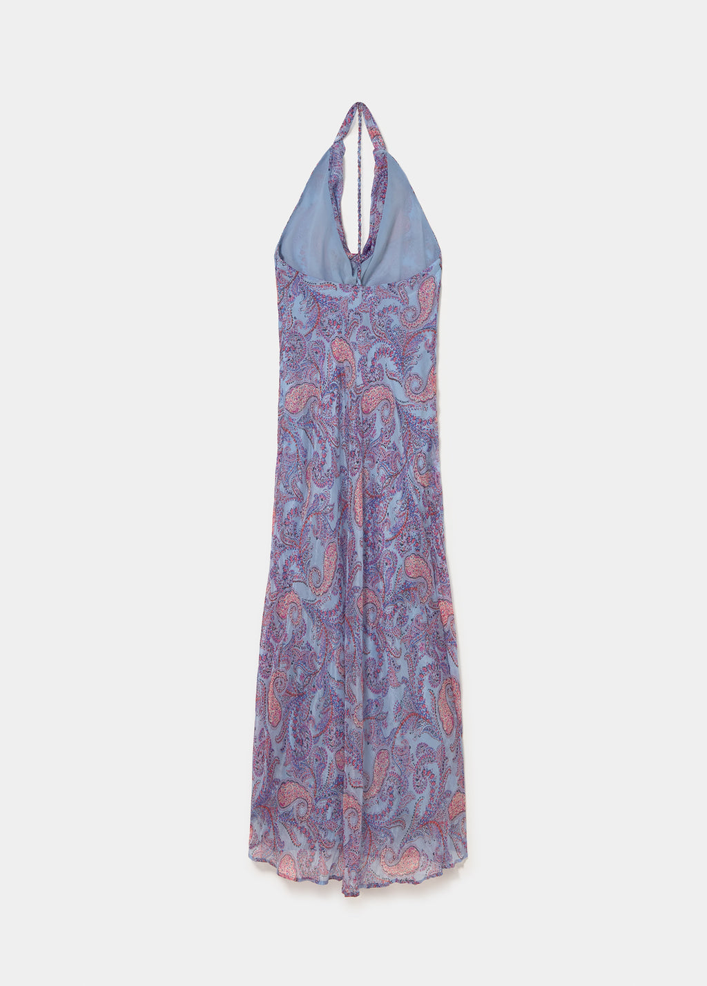 Vestido estampado drapeado