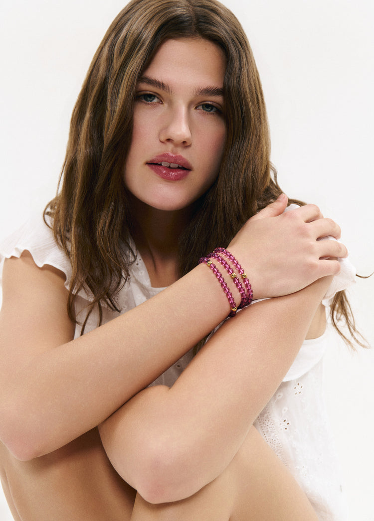 Pack pulseras resina