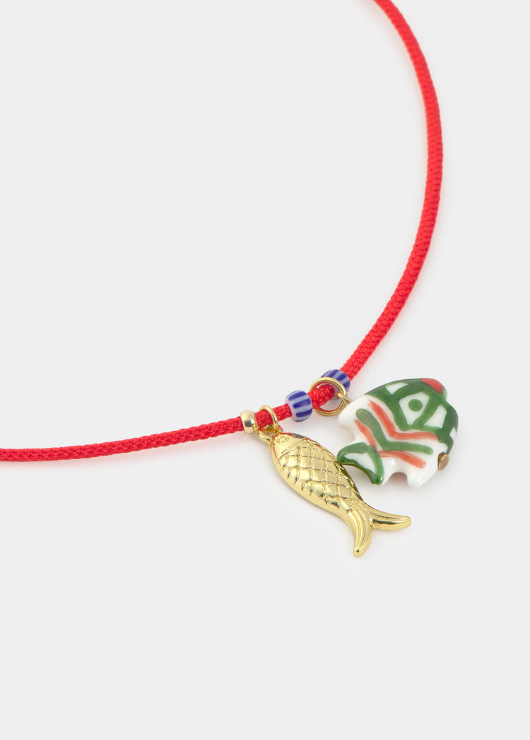 Collar cuerda peces