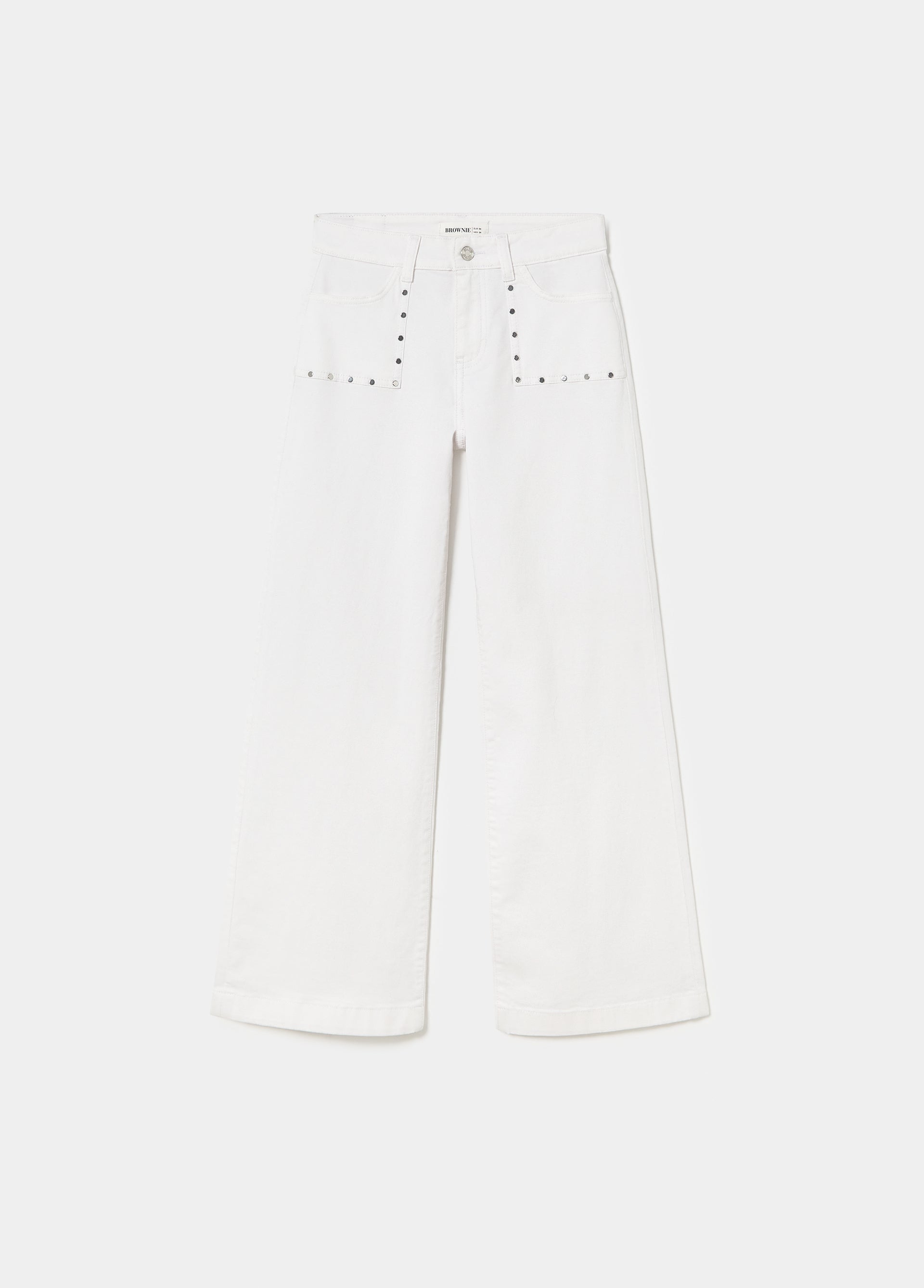 Pantalón culotte tachas