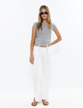 Pantalón culotte tachas