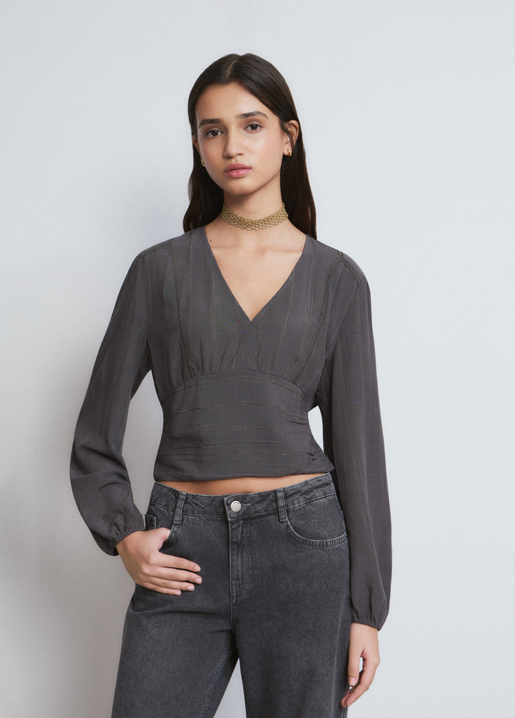 Blusa volantes