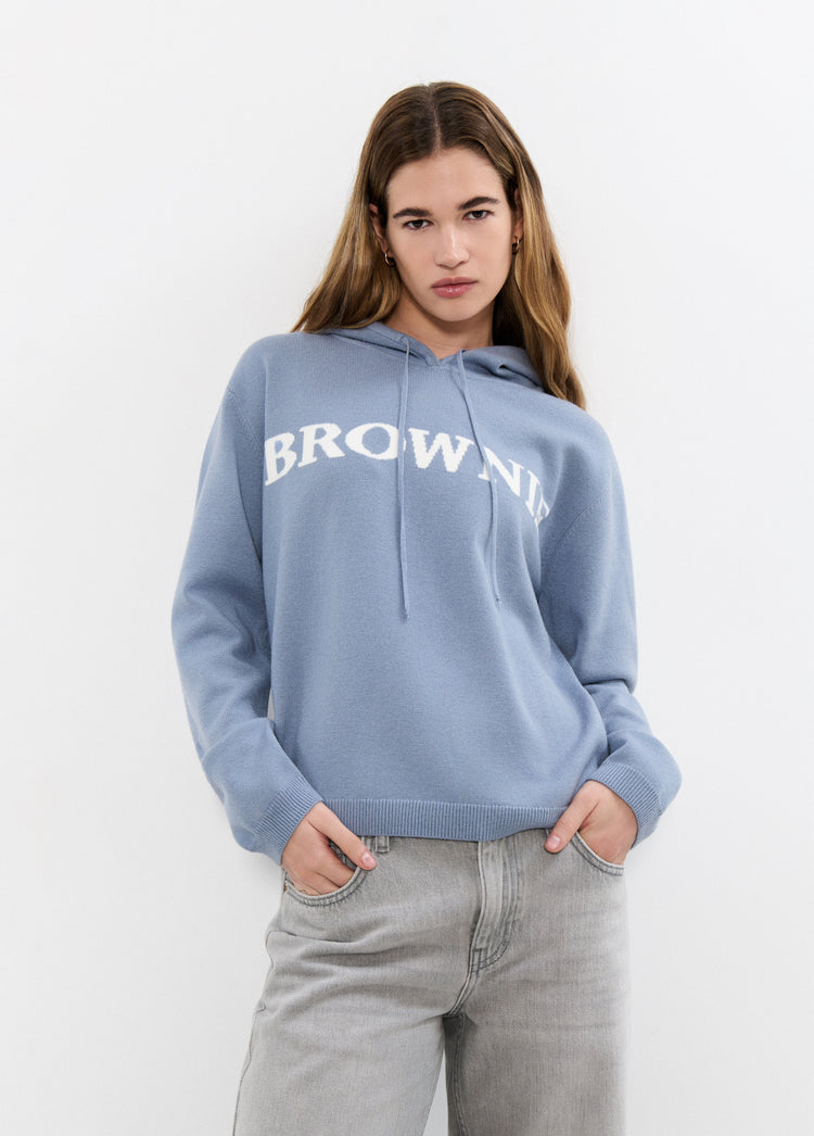 Maglione con cappuccio e stella