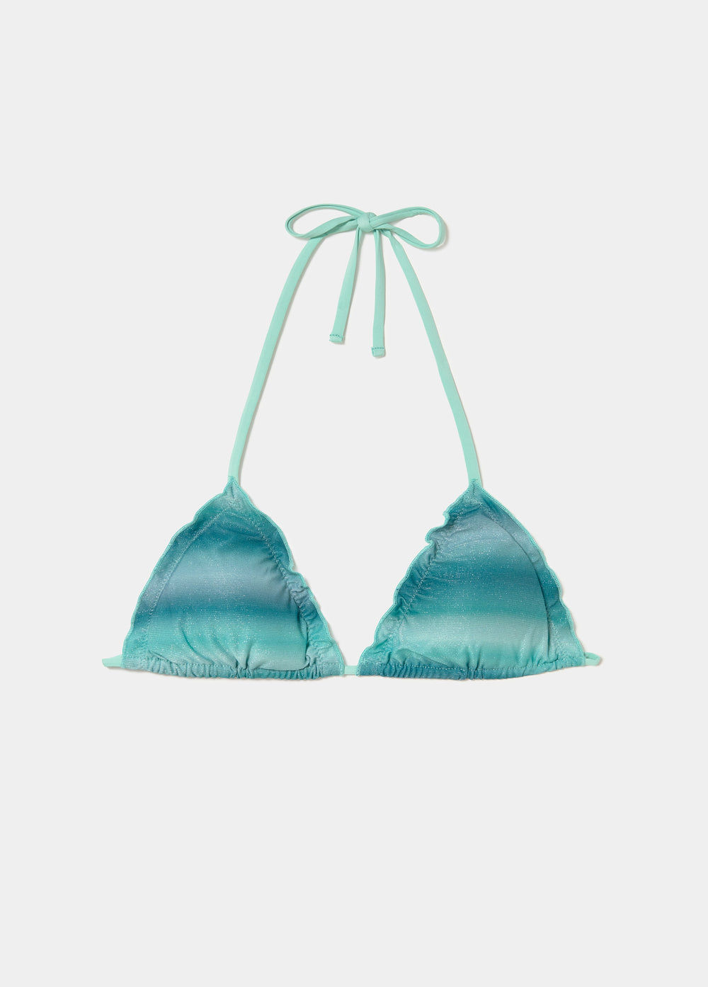 Top bikini ombré volants