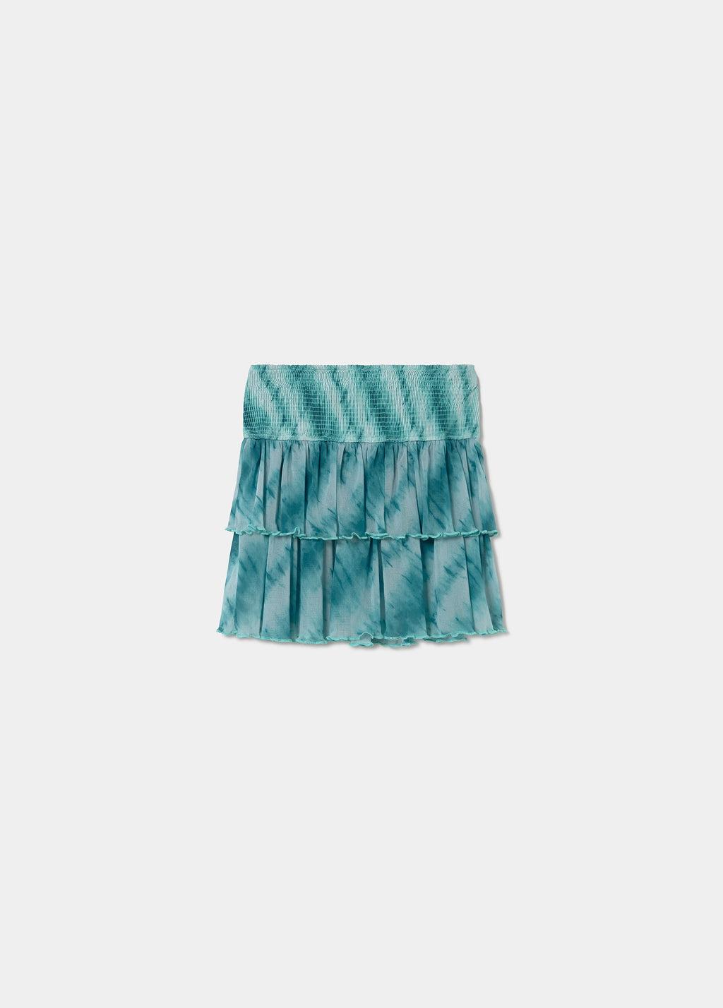 Tulle skirt with ruffles