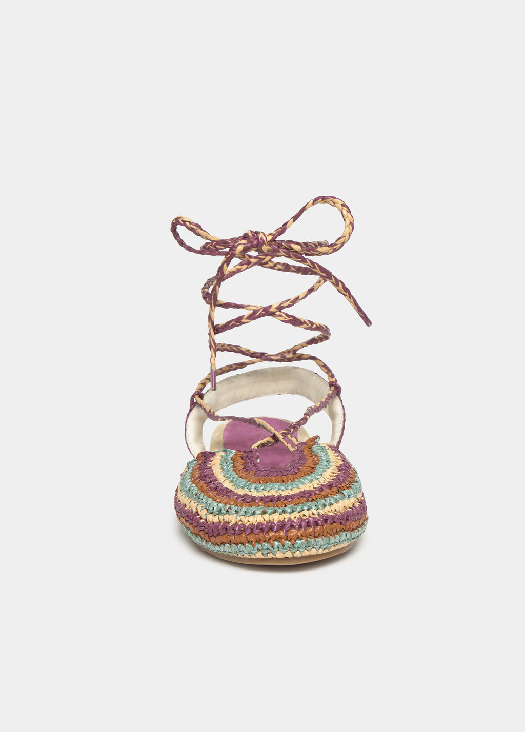 Sandale en jute tressée