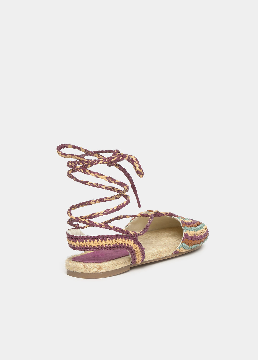 Sandale en jute tressée