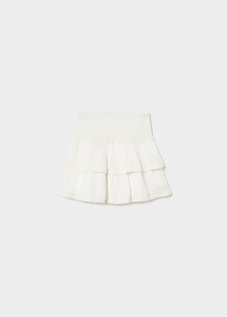 Romantic ruffle skirt