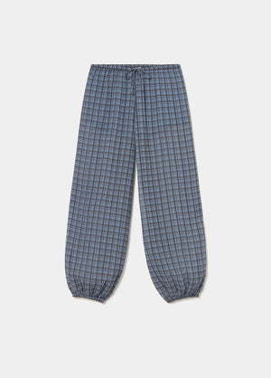 Pantalon sarouel à carreaux