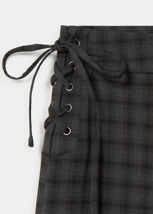 Pantalón cuadros cordón