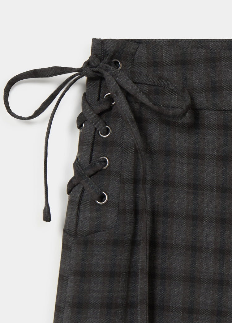 Pantalón cuadros cordón