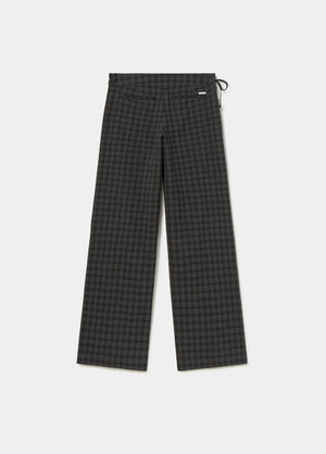 Pantalón cuadros cordón