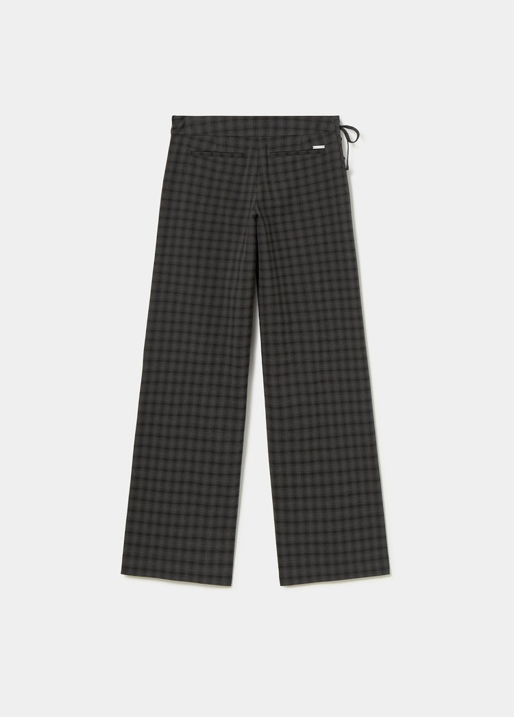 Pantalón cuadros cordón
