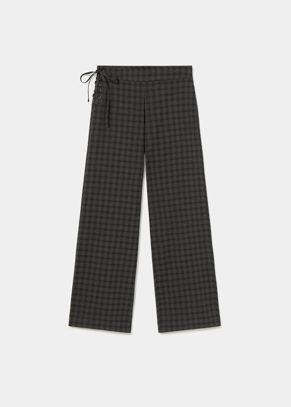Pantalón cuadros cordón