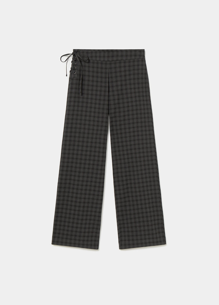 Pantalón cuadros cordón