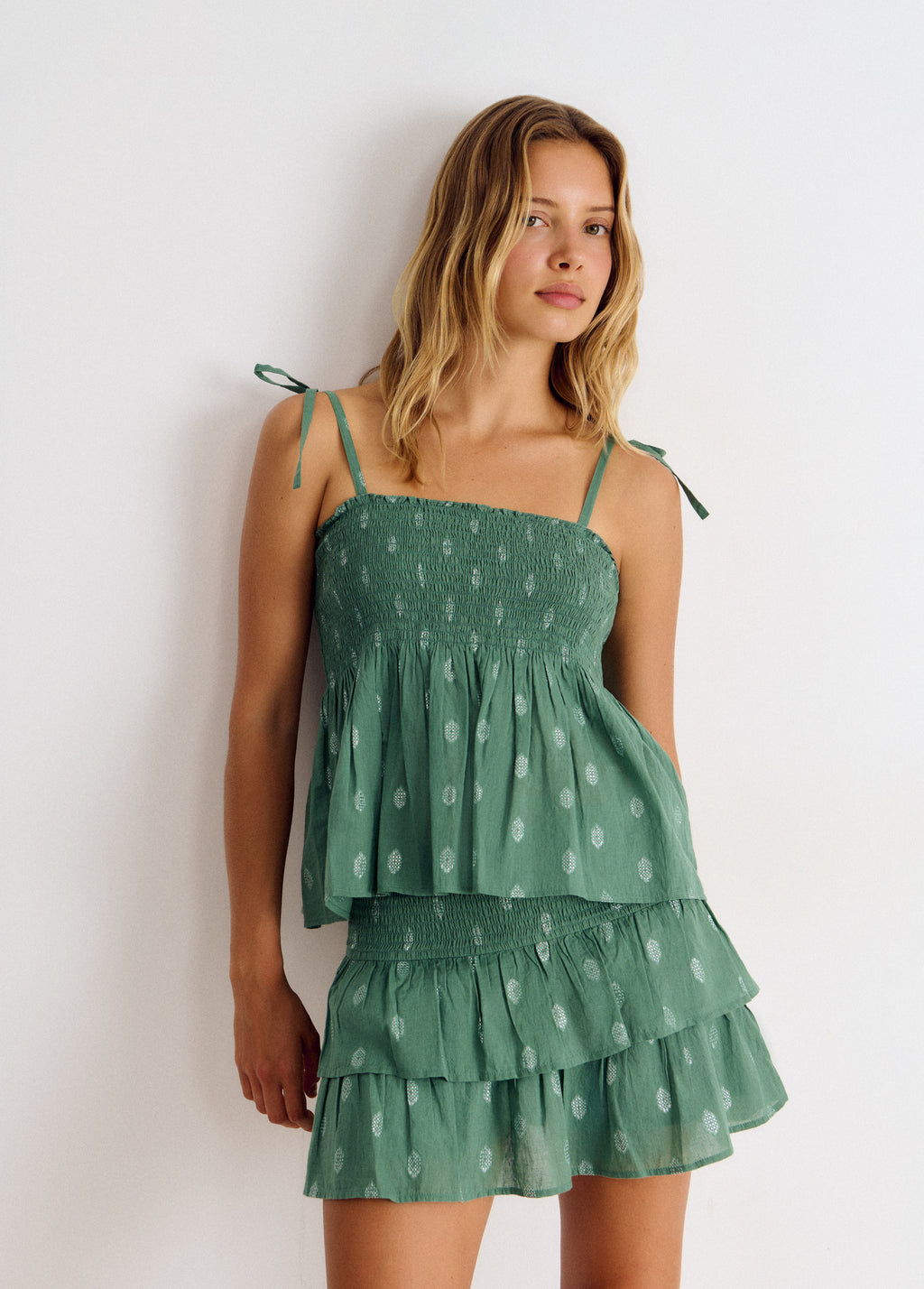 Faldilla curta smock