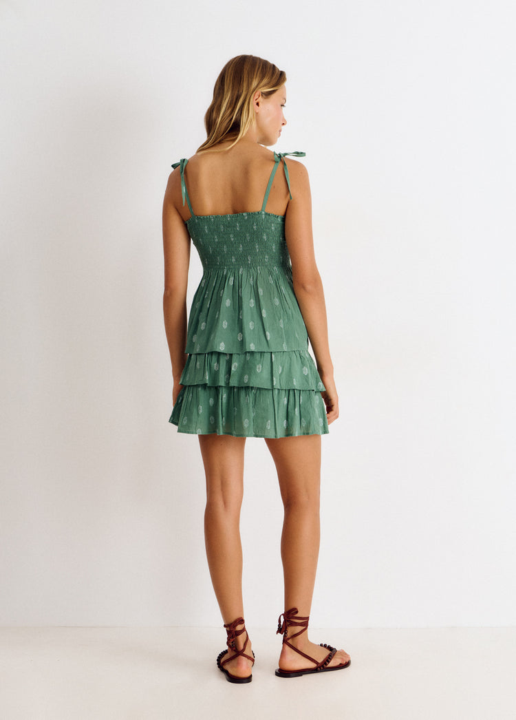 Top smock estampado