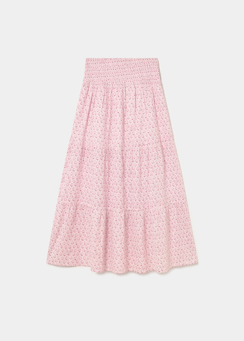 Falda larga estampada