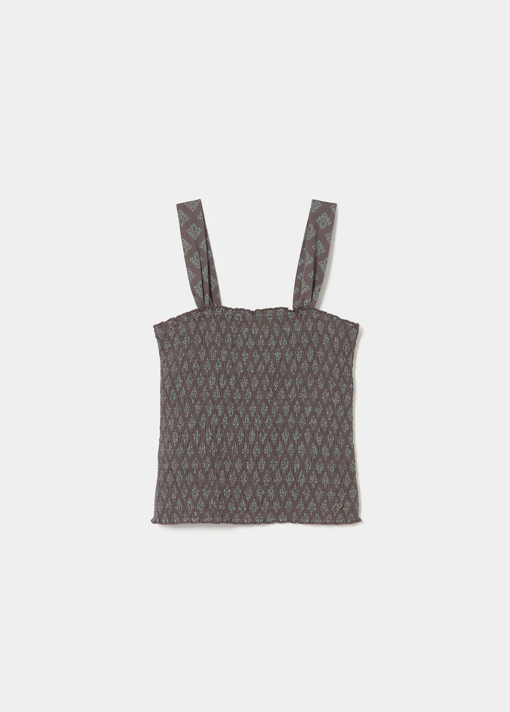 Top tirantes estampado