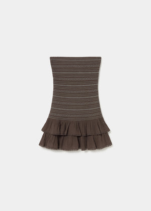 Robe courte smock