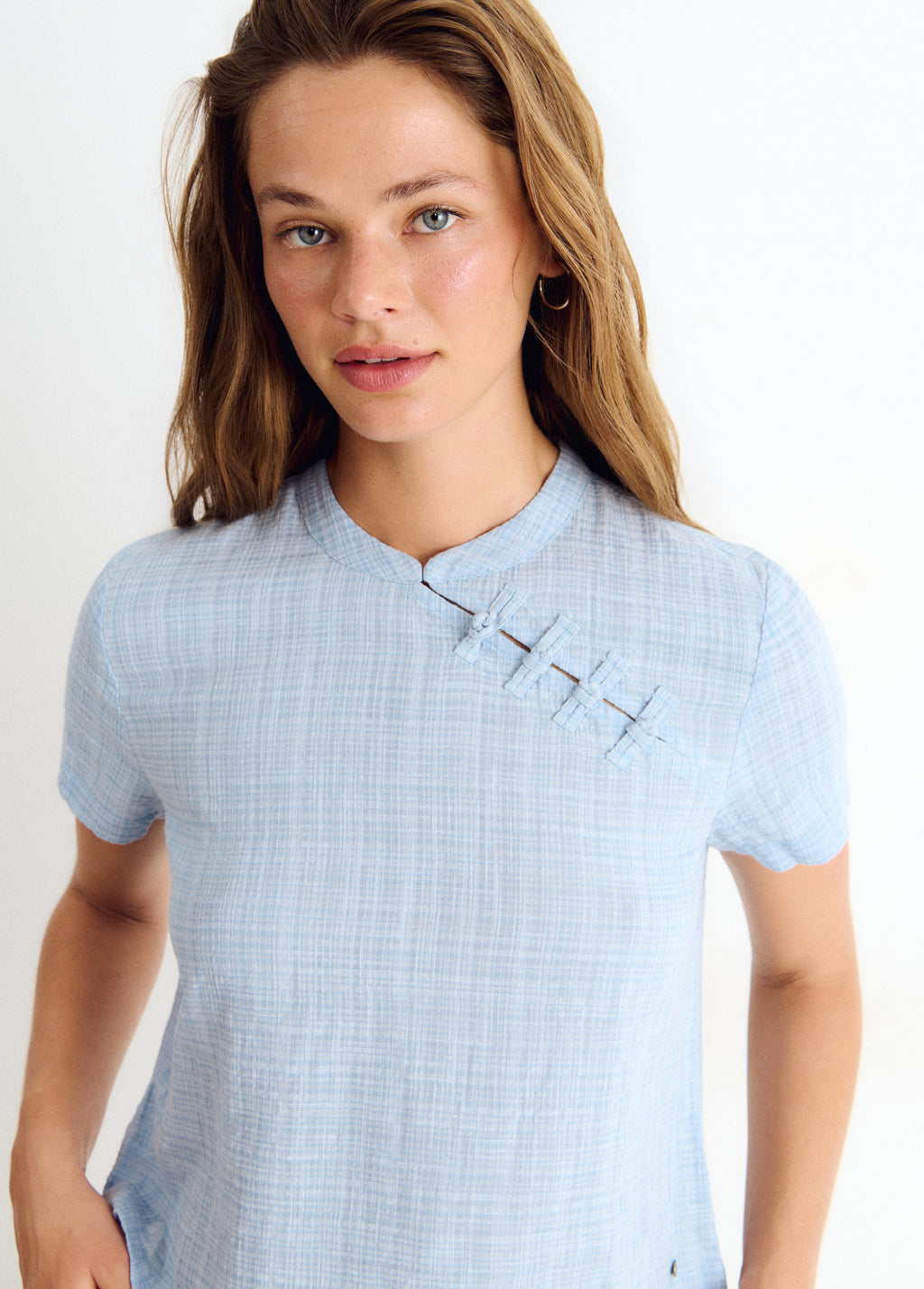 Blusa cuadros