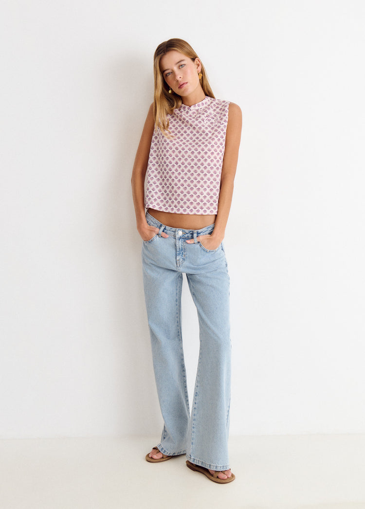 Top estampado sello
