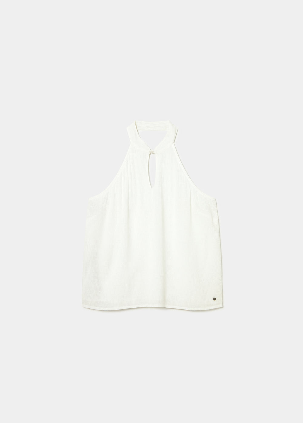 Top halter com costas descobertas