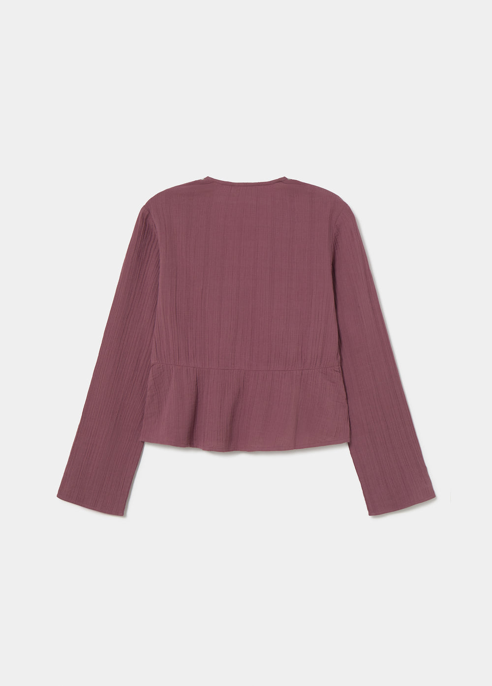 Blouse met lange mouwen en studs
