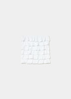 Top smock espalda multivolante