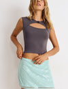 Sequin mini skirt
