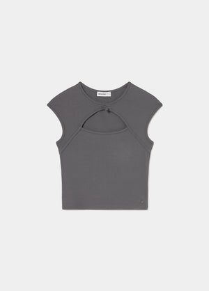 Japanese collar t-shirt