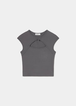 Japanese collar t-shirt