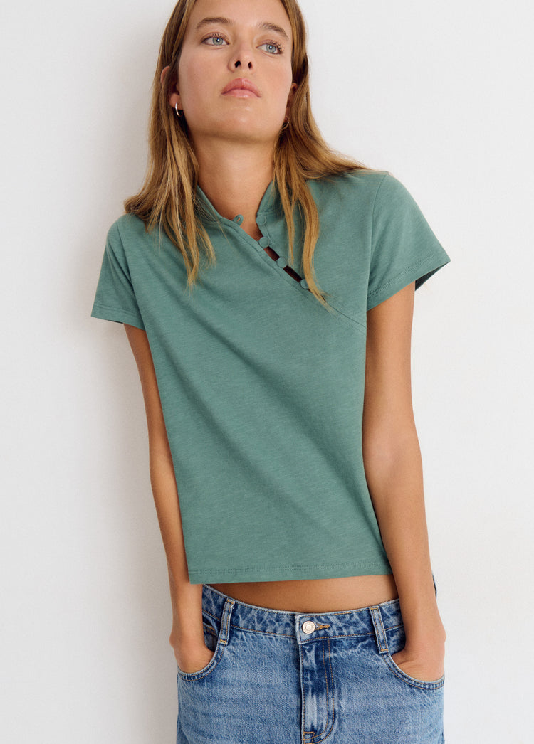 Camiseta botones