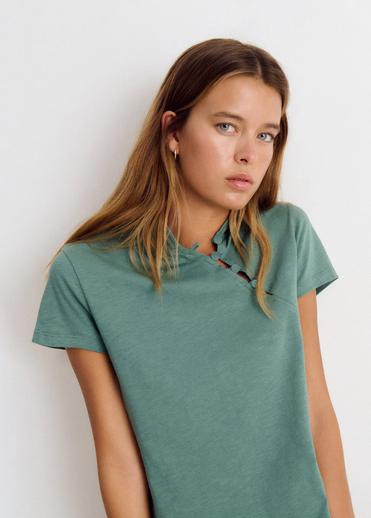 Camiseta botones