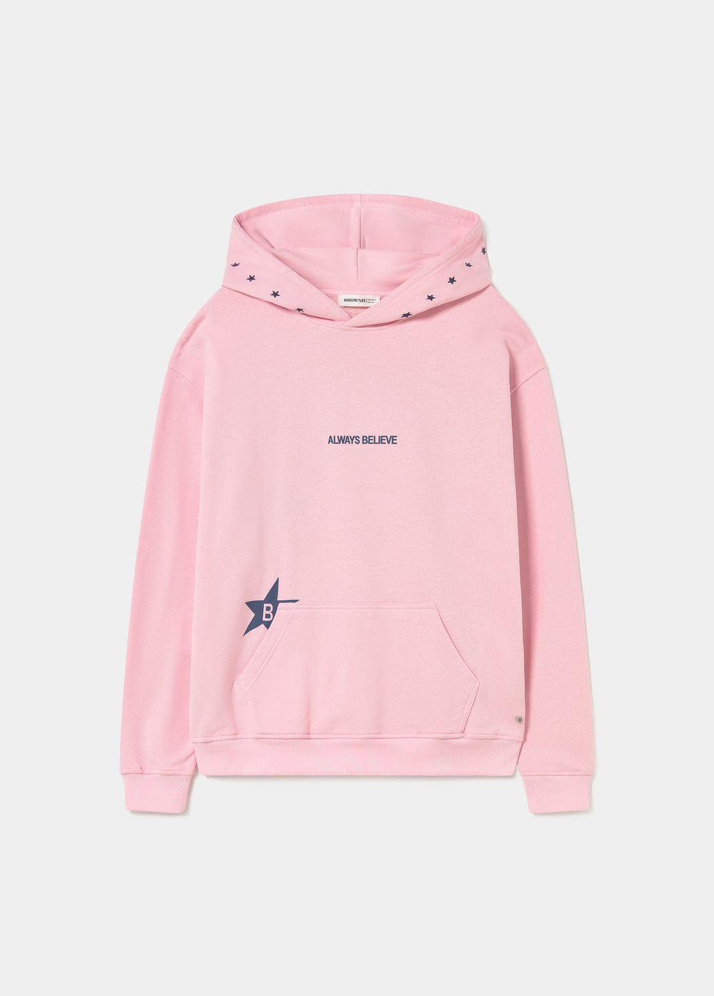 Sudadera capucha estrellas brownie