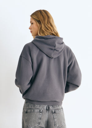 Sudadera capucha print alas